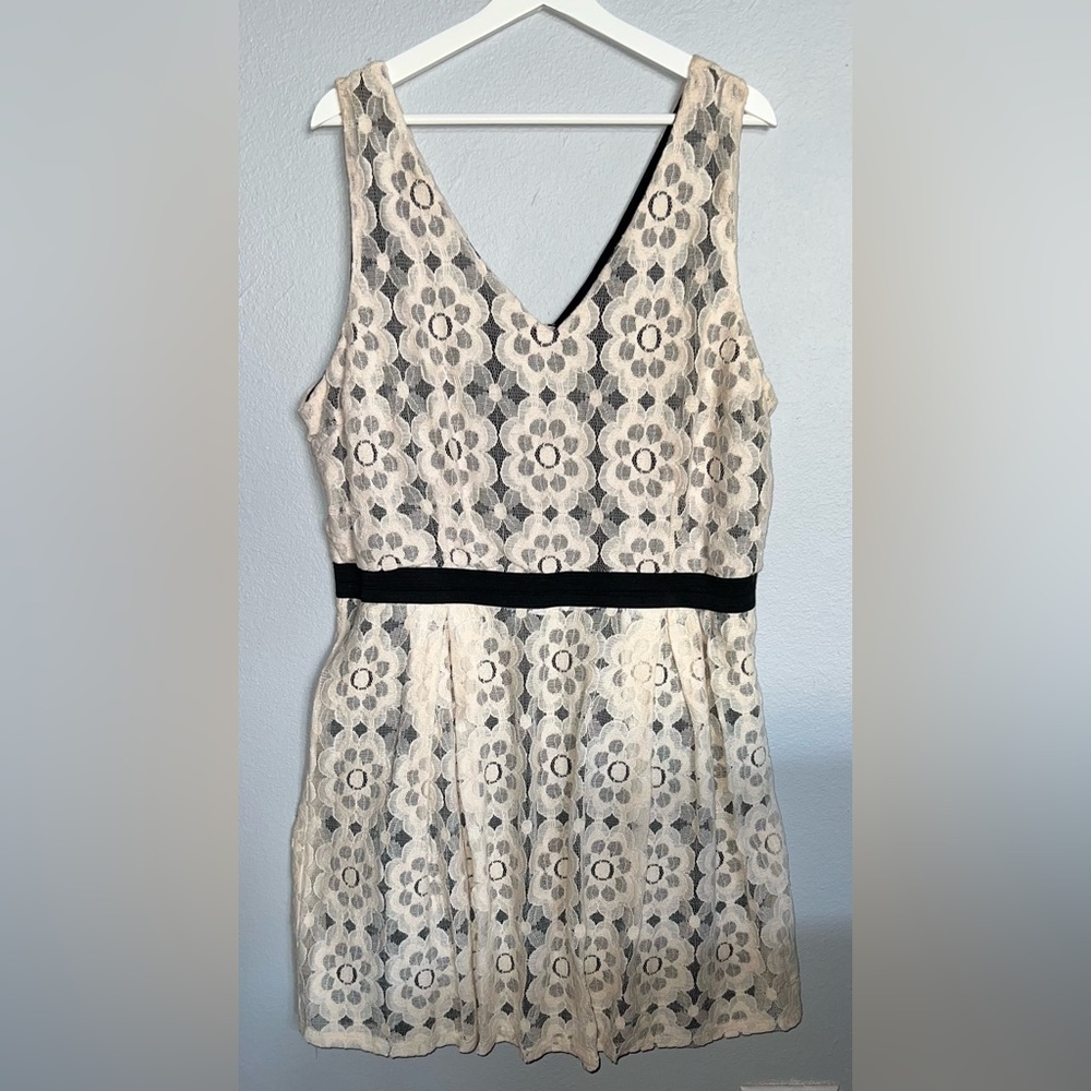 Klaxons Ivory lace dress